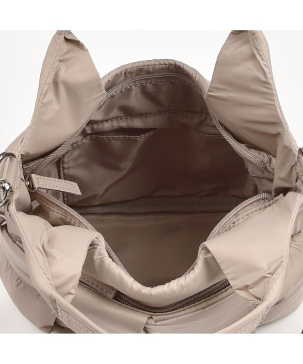 Y'SACCS ボンディングメッシュ　2WAYミニトート グレージュ