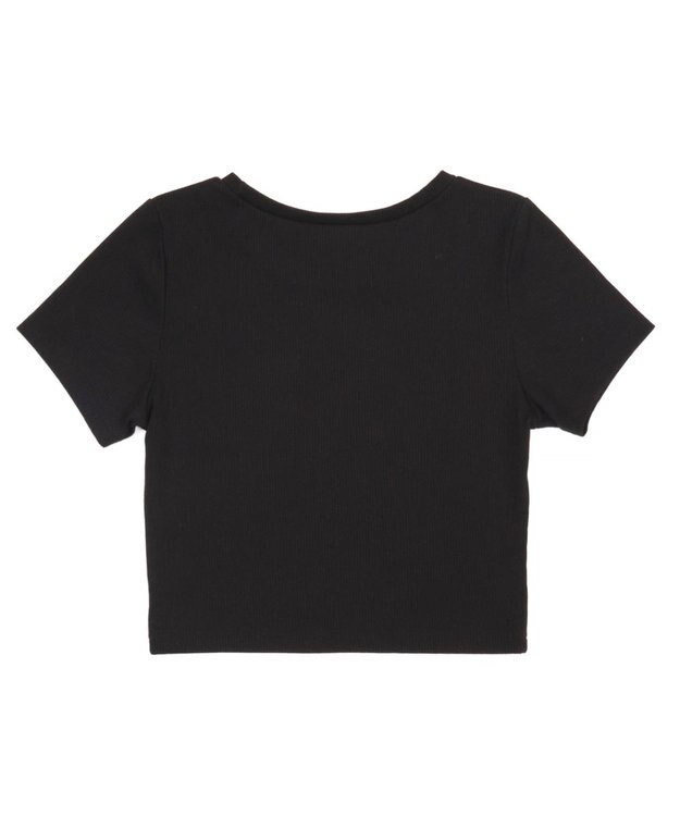 WEGO 【SMサイズ展開】コンパクトリブT ブラック