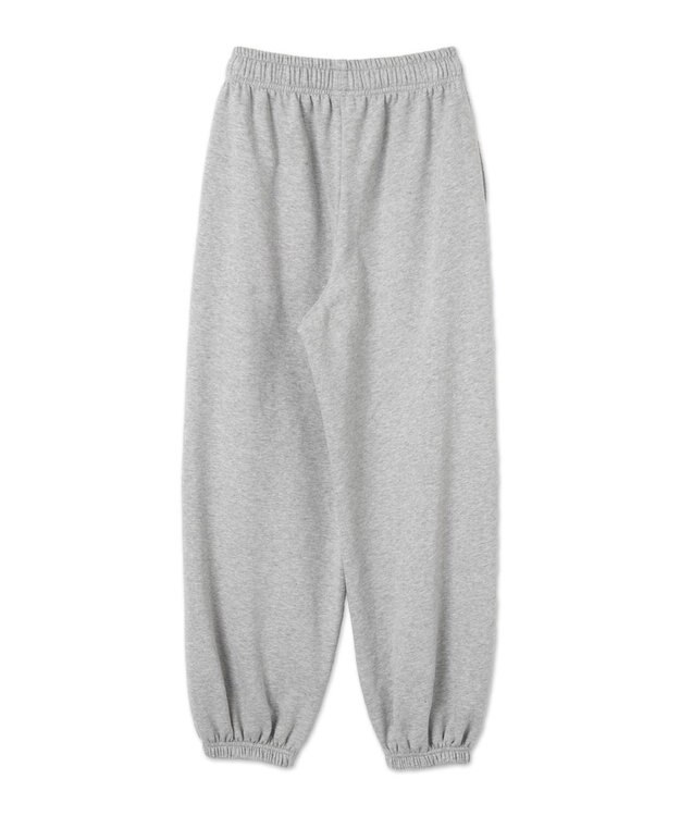 WEGO 【あったか/ウエストゴム】裏起毛スウェットジョガーパンツ 杢グレー