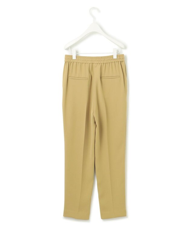 ICB 【洗える】ライトダブルクロス ドロストパンツ クレイベージュ系