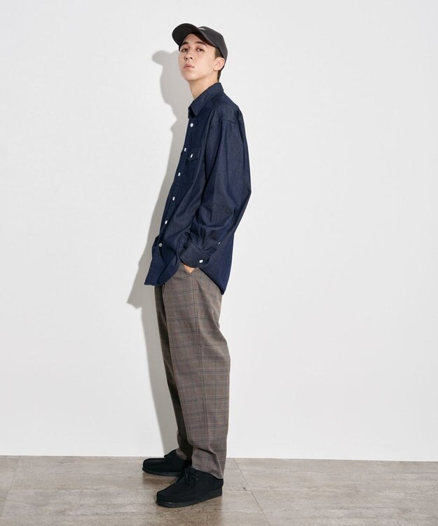 J.PRESS YORK STREET 【UNISEX】デニムシャツ ネイビー系