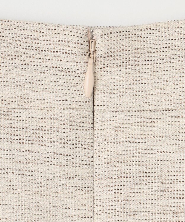 J.PRESS LADIES ライトツイードストレッチ スカート ベージュ系1