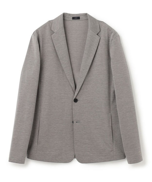 JOSEPH HOMME ハイゲージモックロディ　カットソージャケット ライトグレー系