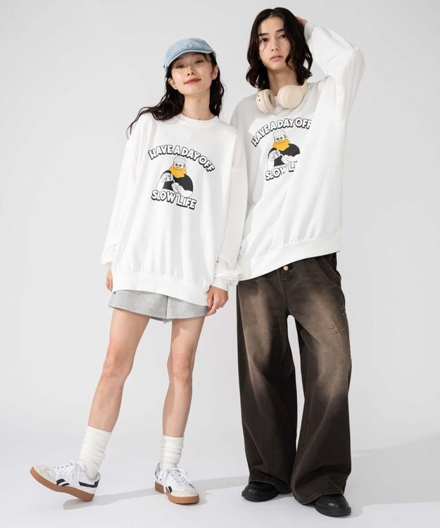 WEGO 【2025年秋冬新作/SMLXLサイズ展開/ユニセックス着用ITEM】アソートグラフィックプルオーバー 柄31