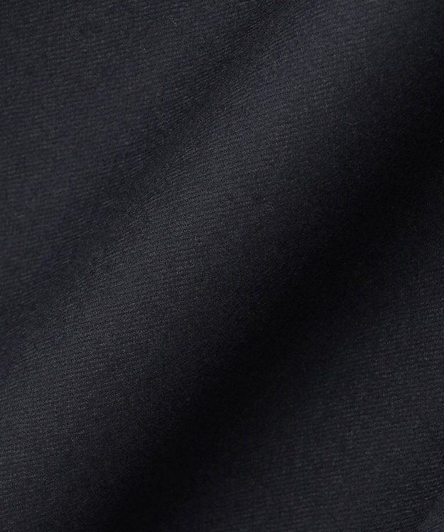 自由区 【洗える】ウォッシャブルウールサキソニーキュロット パンツ ネイビー