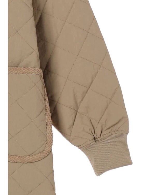 Green Parks キルティングミドル丈コート Beige