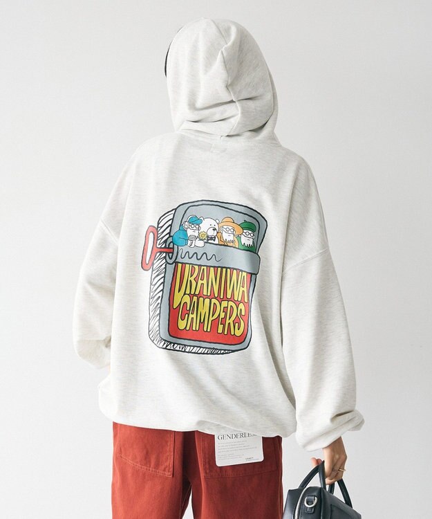 CRAFT STANDARD BOUTIQUE URANIWAプリントパーカー Oatmeal