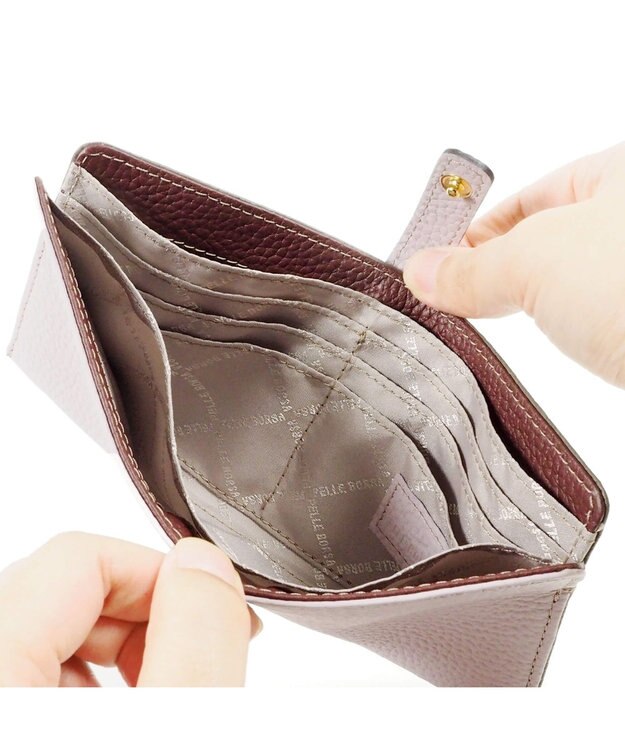 PELLE BORSA スリムウォレット Reinette Goods レネットグッズ 4707 ライラック