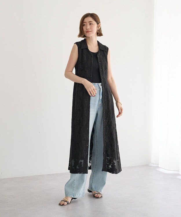 YECCA VECCA レースワンピース Black