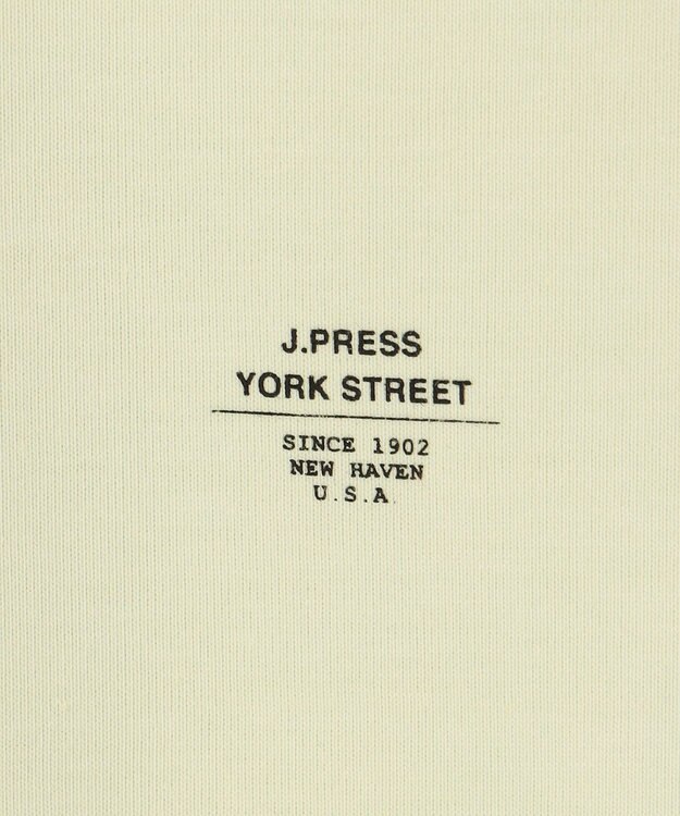 J.PRESS YORK STREET 【UNISEX】接触冷感 ラグランスリーブTシャツ ライトグリーン系