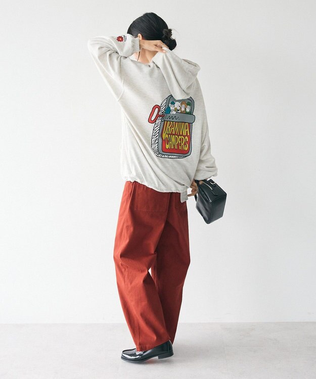 CRAFT STANDARD BOUTIQUE URANIWAプリントパーカー Oatmeal