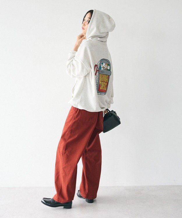 CRAFT STANDARD BOUTIQUE URANIWAプリントパーカー Oatmeal