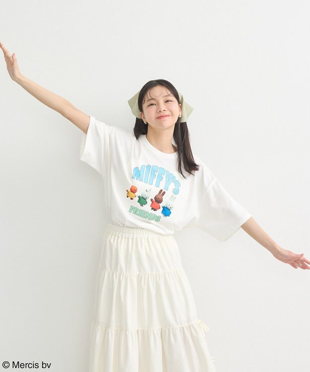 earth music&ecology ｍｉｆｆｙ／ｅａｒｔｈ　ミッフィーフレンズアニメーションＴ Off White