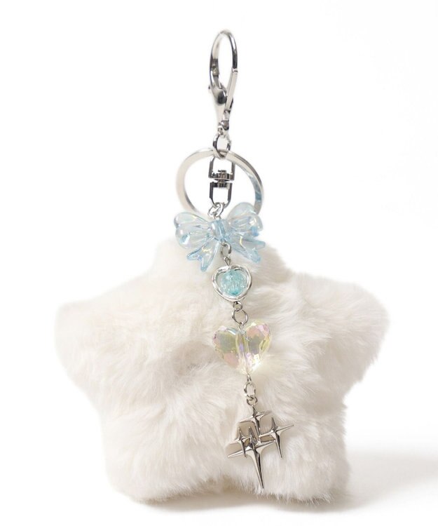 WEGO ファースタービーズチャームキーホルダー ホワイト