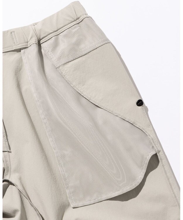 JOSEPH ABBOUD MOUNTAIN 【レディースシルエット・2WAYストレッチ/撥水】コーデュラ クライミング パンツ ライトグレー系