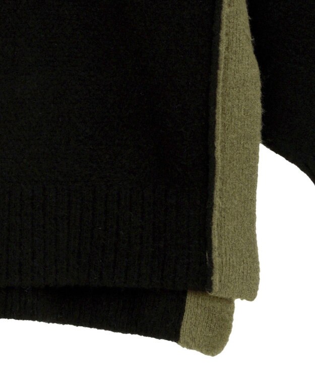 AMERICAN HOLIC バイカラーニットプルオーバー【WEB限定カラー有り】 Gray Mixture