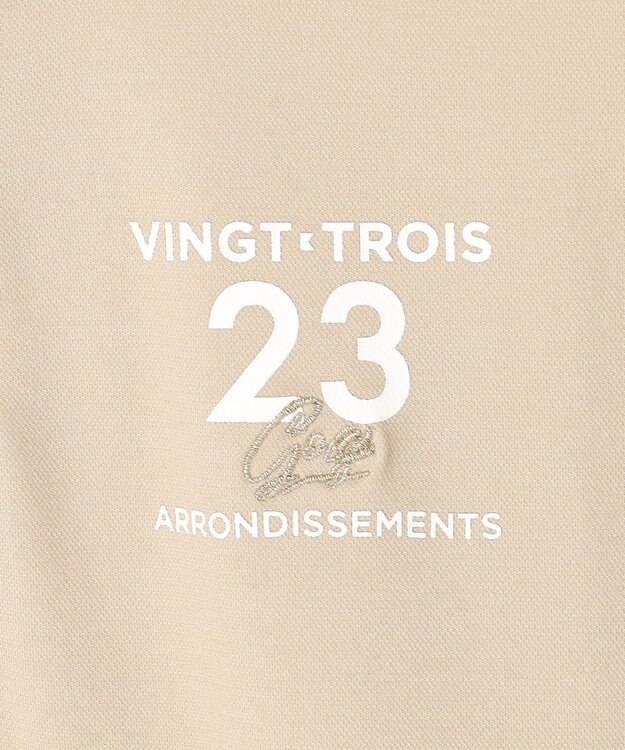 23区GOLF 【辻梨恵プロ着用】ウェストドローコードポロ ベージュ系