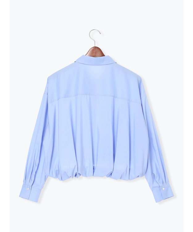 Te chichi 【雑誌掲載アイテム】バルーンヘムシャツ サックスブルー