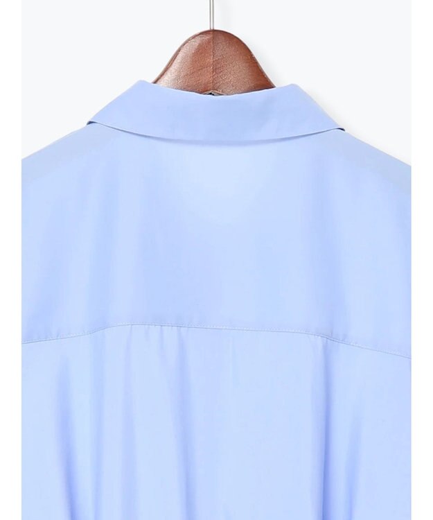 Te chichi 【雑誌掲載アイテム】バルーンヘムシャツ サックスブルー