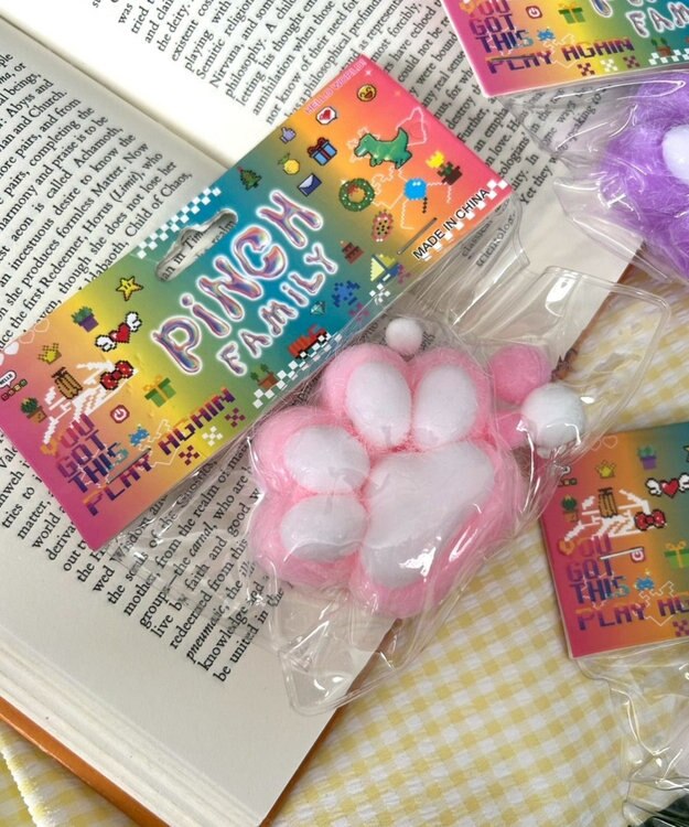 WEGO むにむに肉球スクイーズ ピンク