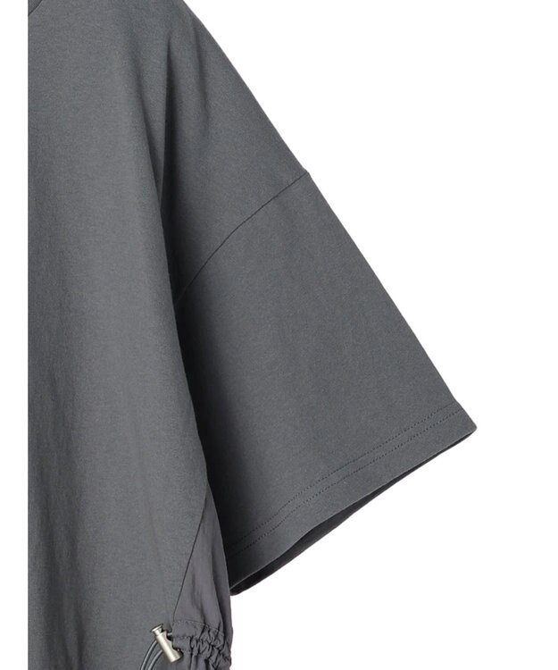 Green Parks 脇ドロストドッキングプルオーバー Gray