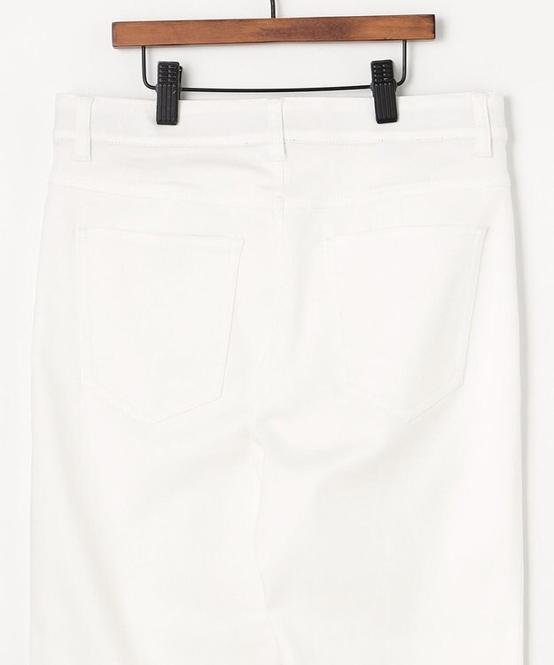 UNFILO L ハイストレッチ カラーパンツ ホワイト