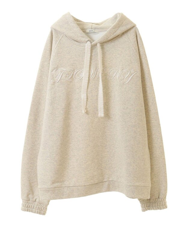 earth music&ecology Ｆｌｏｗｅｒｙパーカー Oatmeal