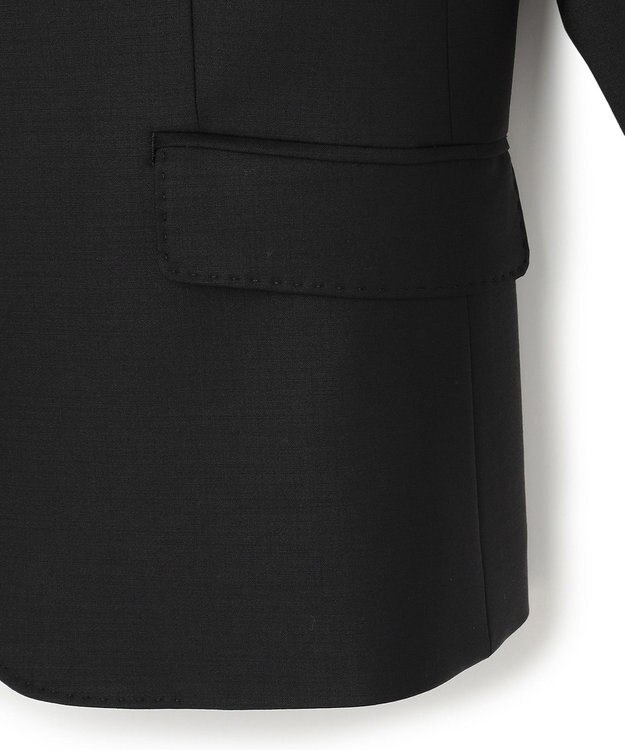 23区 【セットアップ対応】ファインネスウール 二つ釦 ジャケット ブラック系