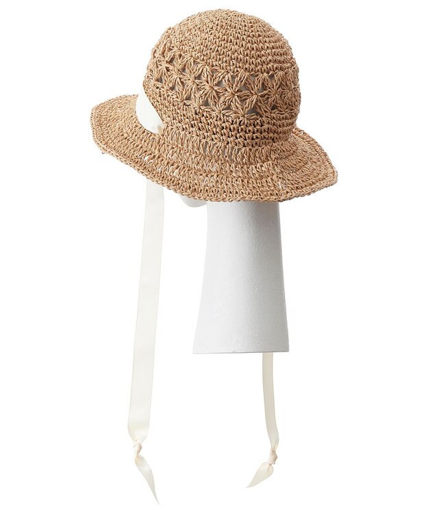 MOONBAT estaa ペーパー透かし編み クロッシェ／サイズ調整可 ベージュ