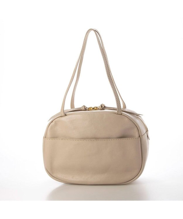 UNBILLION ペルケ perche / 牛革オーバルトート シルバー