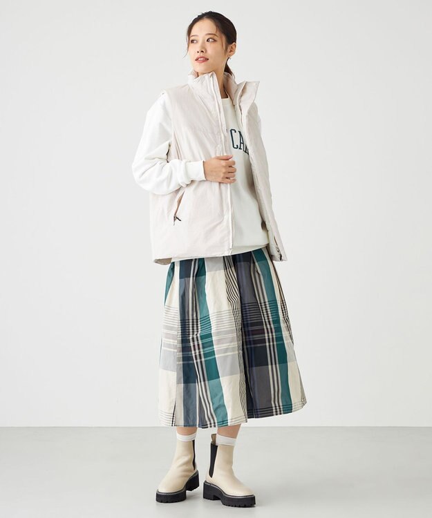 SHARE PARK LADIES 【UNISEX】蓄熱中綿モンスターベスト（S・Mサイズ） オフホワイト