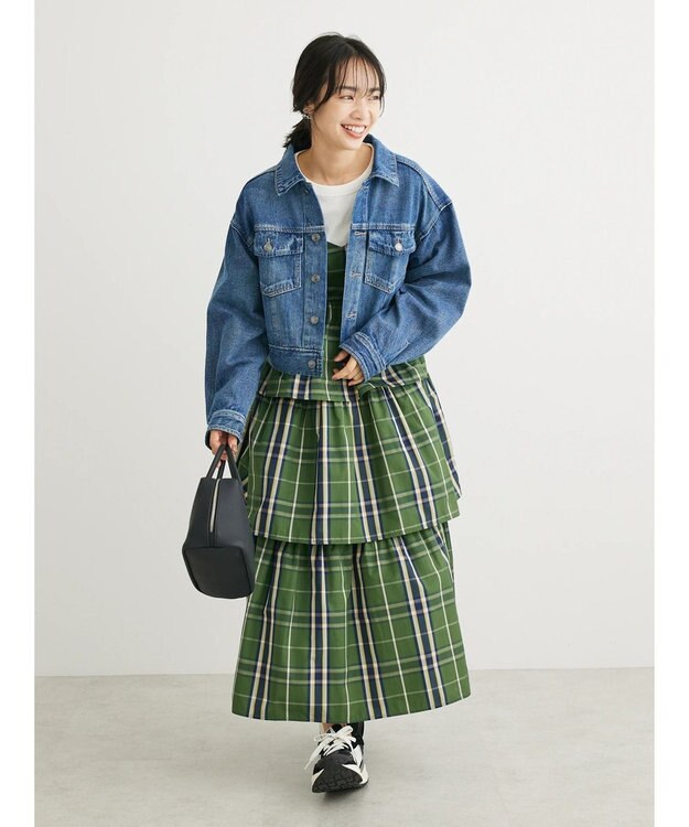 Green Parks ・ＳＵＧＡＲ　ＳＰＯＯＮ　カラーデニムＧジャン Indigo