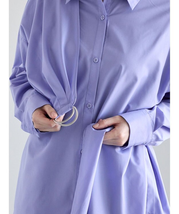 Te chichi Dカンデザインシャツ ブルー