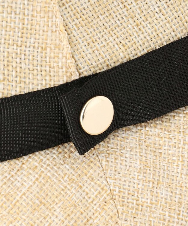 ANY 【手洗い可/UVケア】雑材ハット ナチュラル