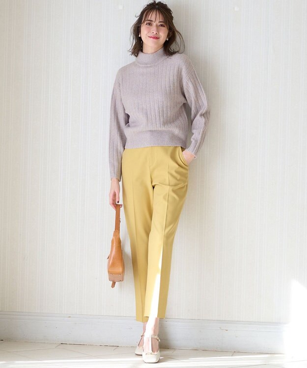 ANY SIS 【洗える】シャーベットカラー ニット ラベンダー