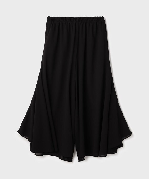 GRACE CONTINENTAL イレギュラーキュロットパンツ ブラック
