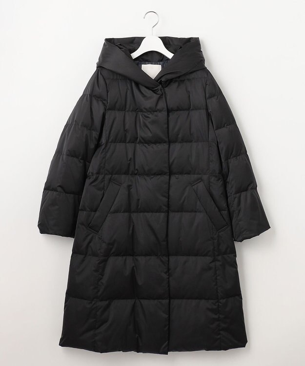 自由区 【WEB限定カラーあり・新色追加・洗える】ブライトダウン ロング丈ダウンコート [WEB限定・新色]ネイビー系