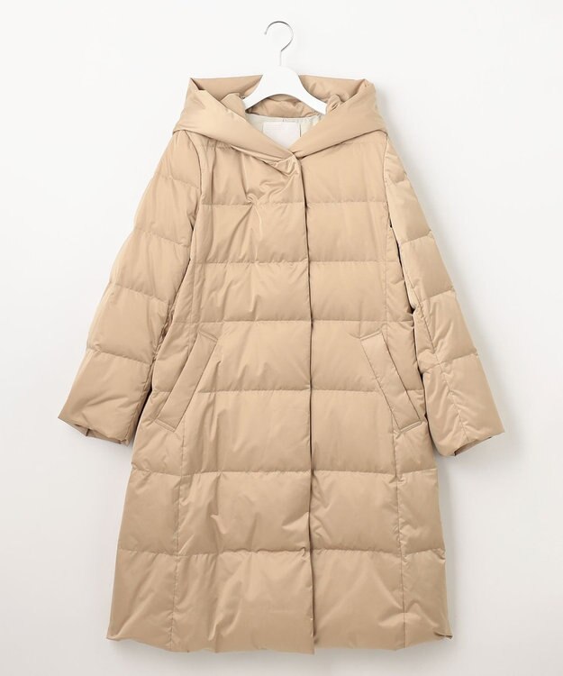 自由区 【WEB限定カラーあり・新色追加・洗える】ブライトダウン ロング丈ダウンコート [WEB限定・新色]ベージュ系