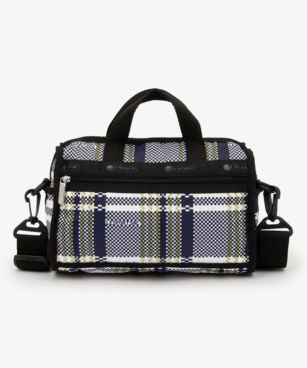LeSportsac MINI DUFFEL CROSSBODY/ピクセルスクランブルチェック ピクセルスクランブルチェック