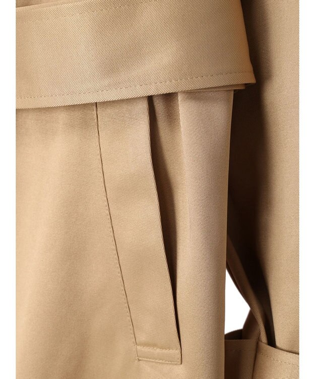 Green Parks ・Ｐｅｔｉｔ　Ｆｌｅｕｒボリュームスリーブトレンチコート Beige