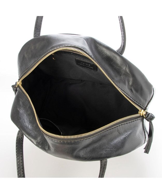 UNBILLION ペルケ perche / 牛革オーバルトート ブラック