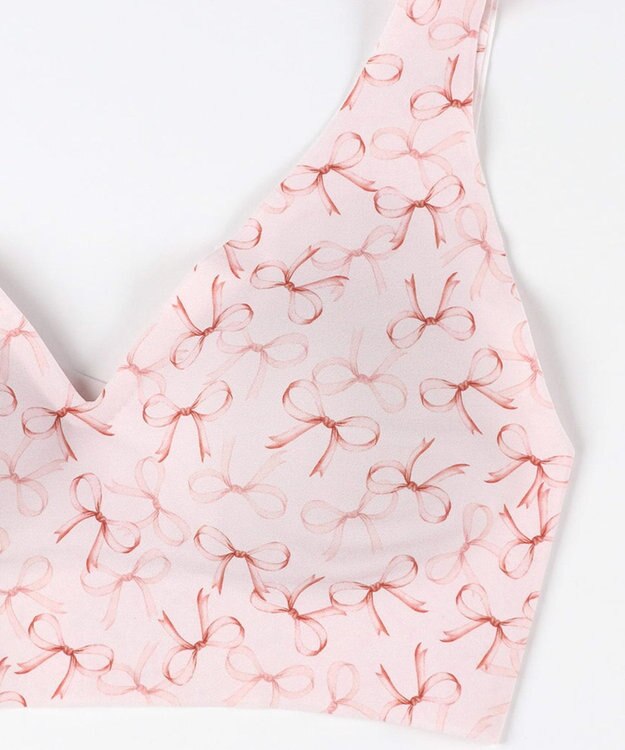 WACOAL 【GOCOCi ゴコチ】 ノンワイヤーブラ まるでつけていないような着ごこち 上向きで立体的なバストシルエット ブラトップ ハーフトップ レディース CGG536 /ワコール サーモンピンク