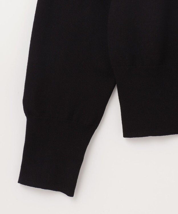 GRACE CONTINENTAL クルーニットカーディガン ブラック