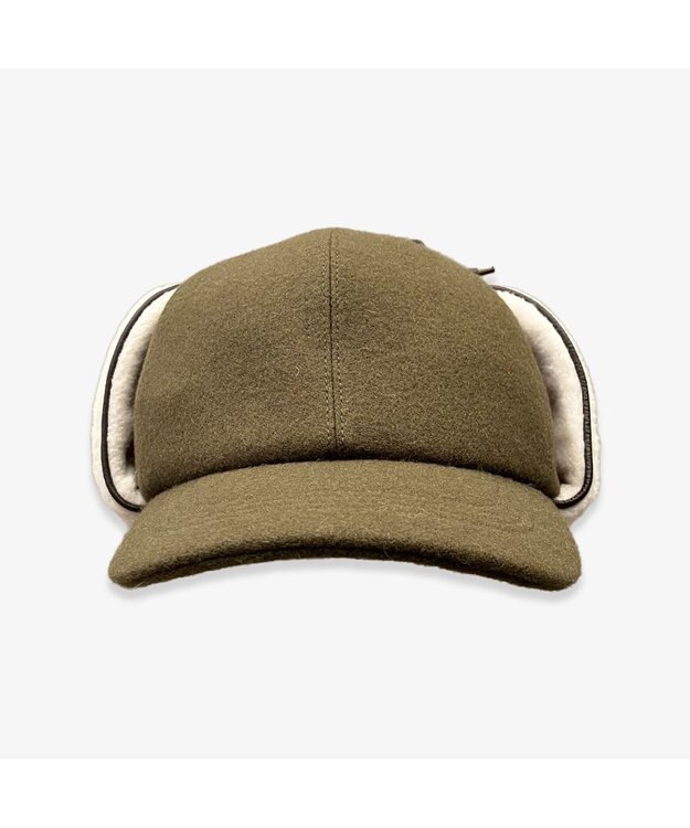 林八百吉商店 un chapeau オリジナルフライトキャップ カーキ