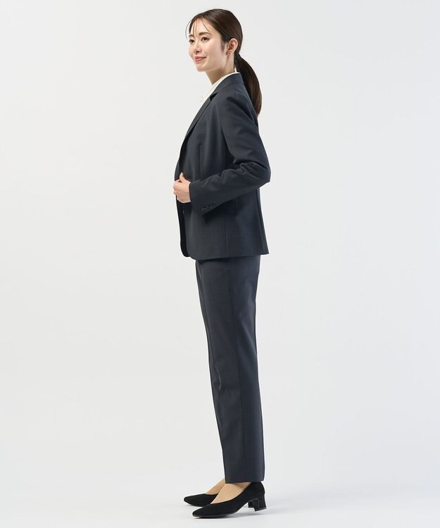 J.PRESS LADIES 【セットアップ対応】BAHARIYE テーラード ジャケット ネイビーピンヘッド系