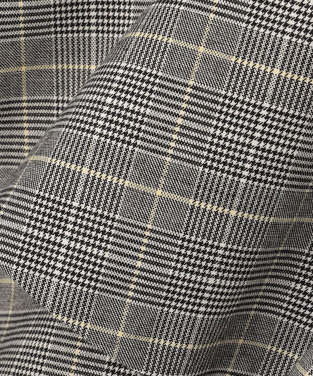 組曲 KIDS 【150-160cm】ティアードチェック スカート グレー系3