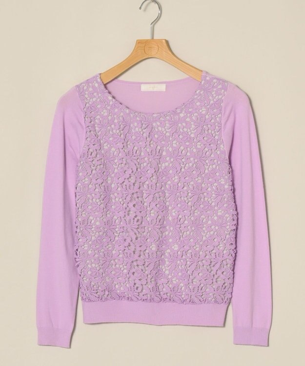 ONWARD Reuse Park 【any SiS】ニット春夏 パープル