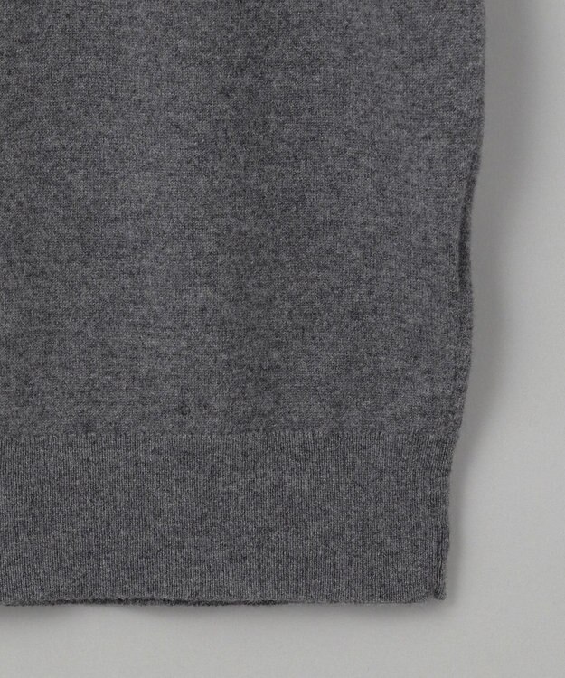 GOTAIRIKU GOLD LABEL/WEB&一部店舗限定【CARIAGGI】カシミヤ100％　ハイゲージタートルネック ニット グレー系