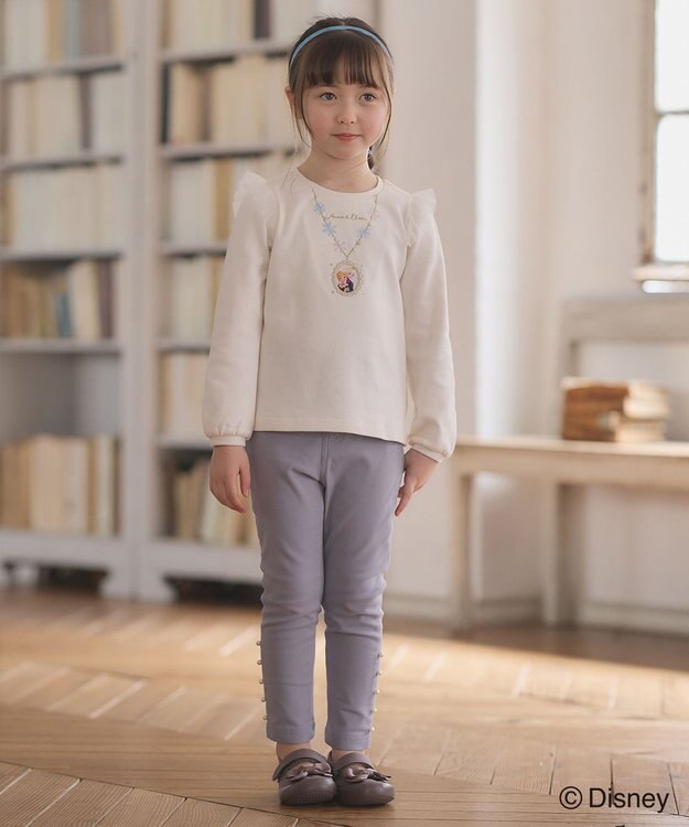 ANY KIDS 【Disney（ディズニー）】FROZEN / ネックレス風 プルオーバー エクリュ