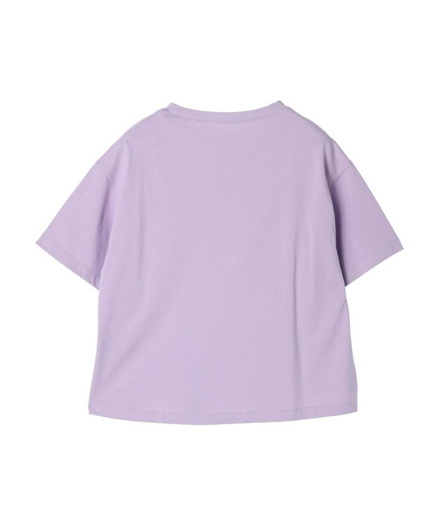 Green Parks 多段カレッジロゴボックスＴシャツ Purple